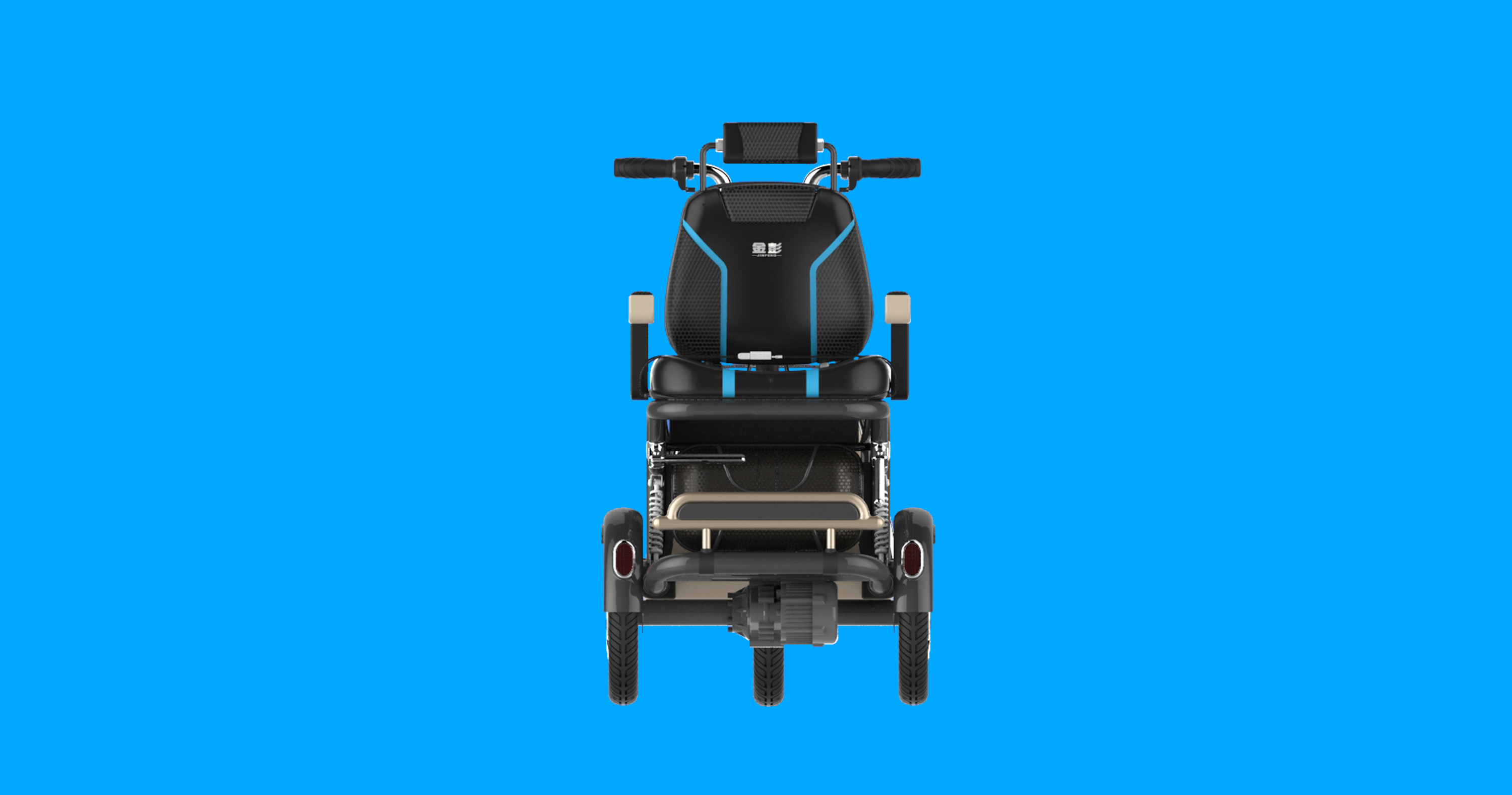 Back to back，Recreational vehicle，Elderly scooter，Concept Car，Tricycle，