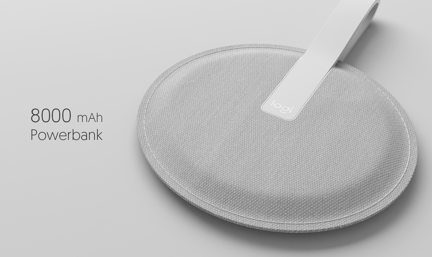 Logipad，portable source，white，