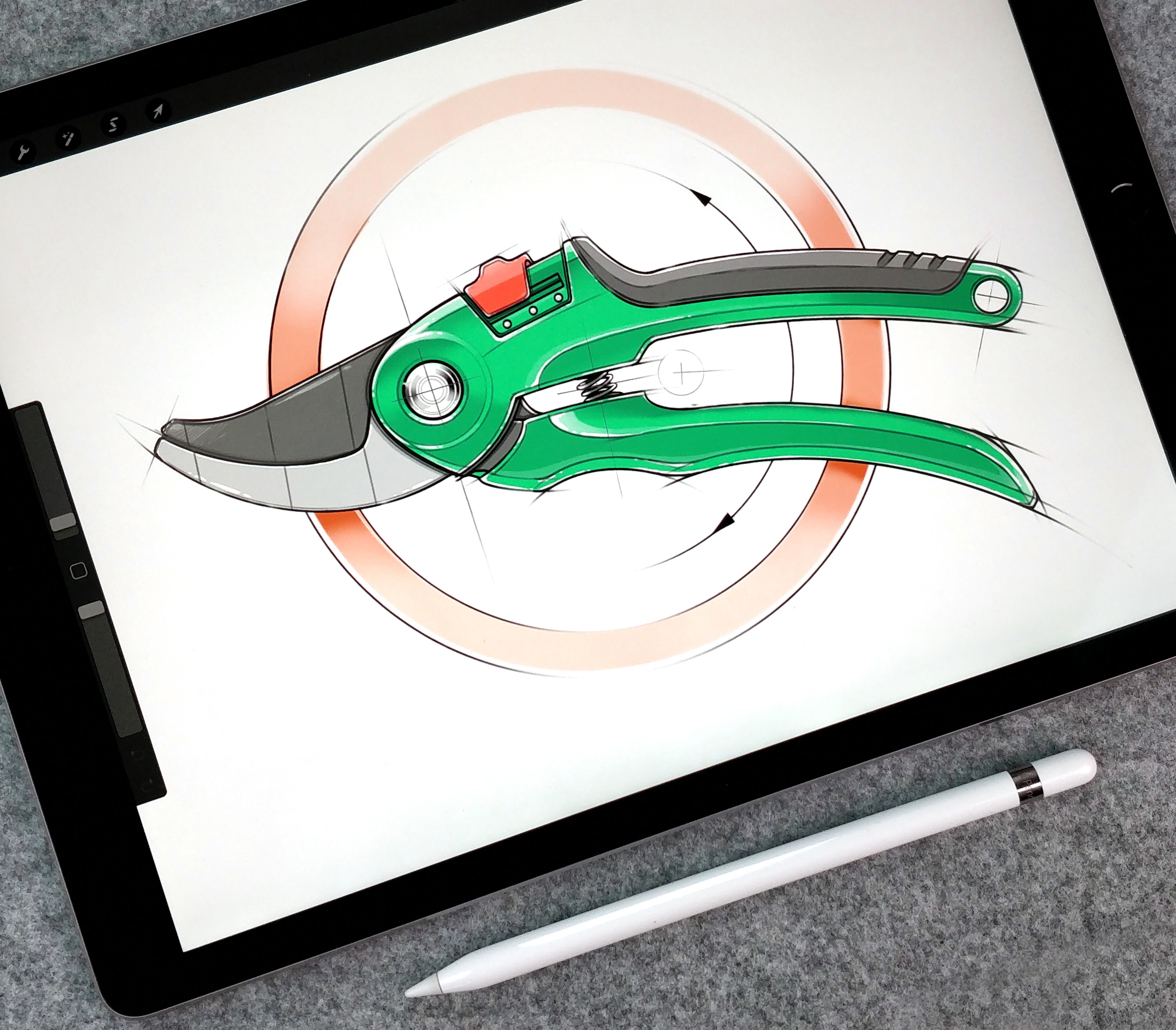 product design，Hand drawn，marker pen，