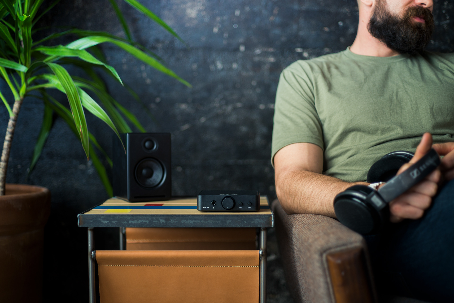 Atom Amp，black，loudspeaker box，