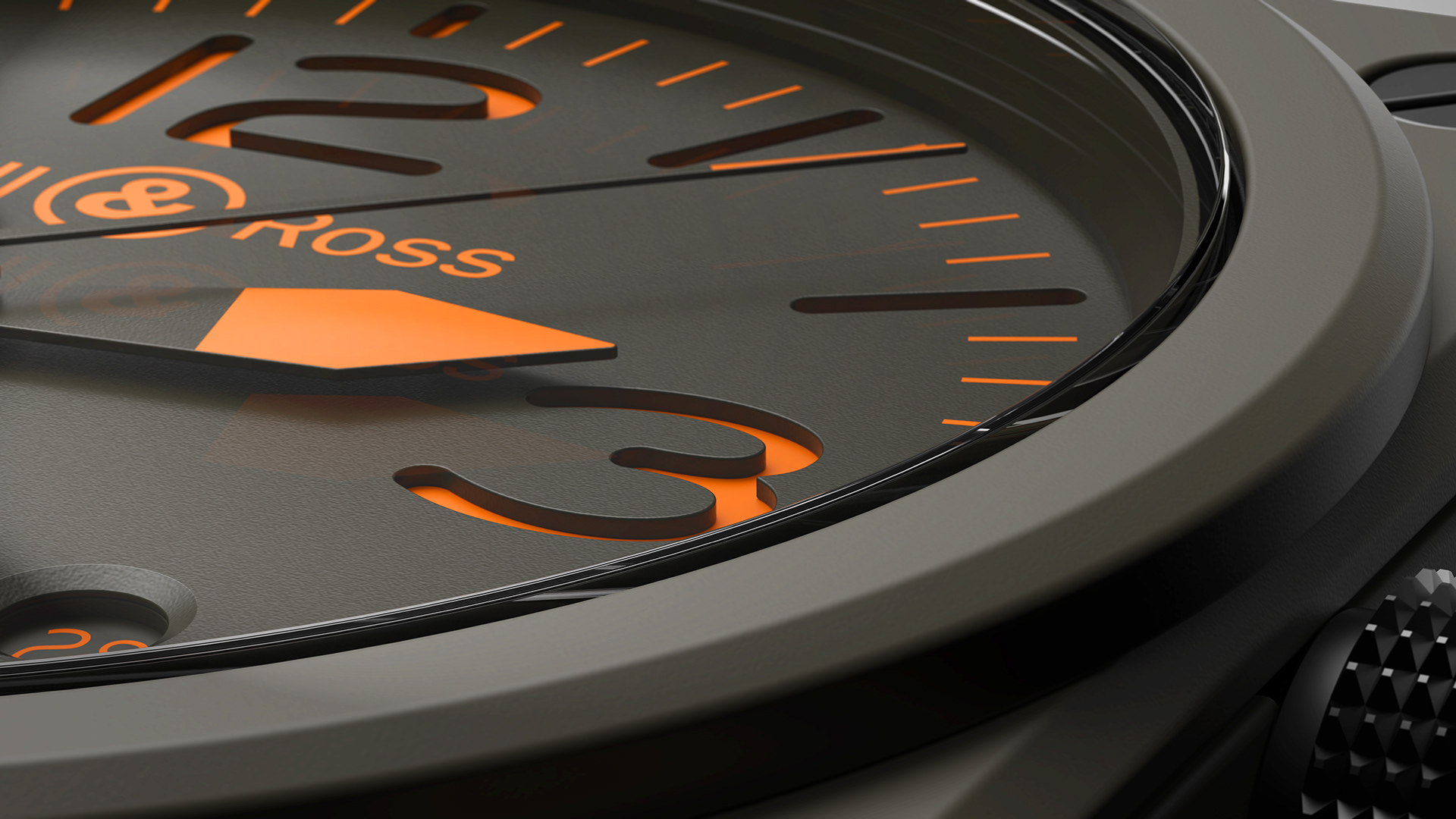 black，bell&ross，Wrist watch，