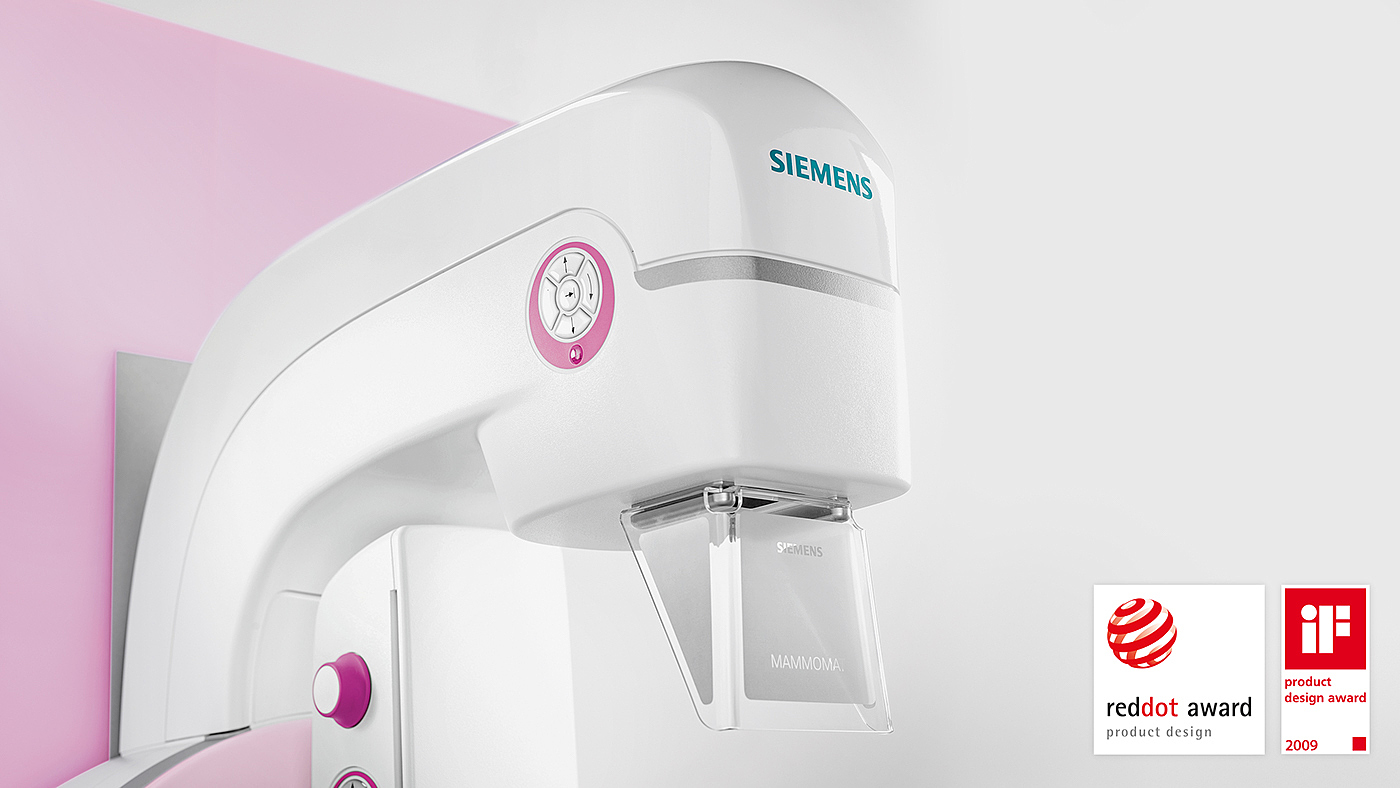 Siemens，MAMOMAT，Mammography，female sex，Red dot award，