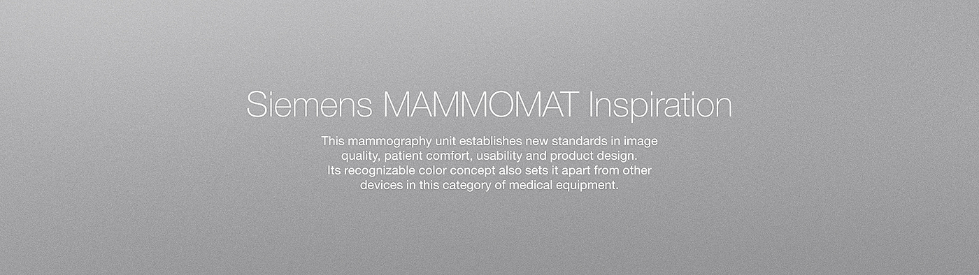 Siemens，MAMOMAT，Mammography，female sex，Red dot award，