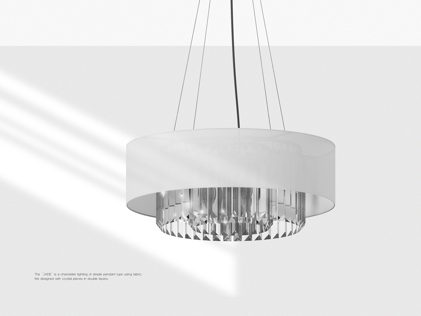 a chandelier，lighting，JADE，