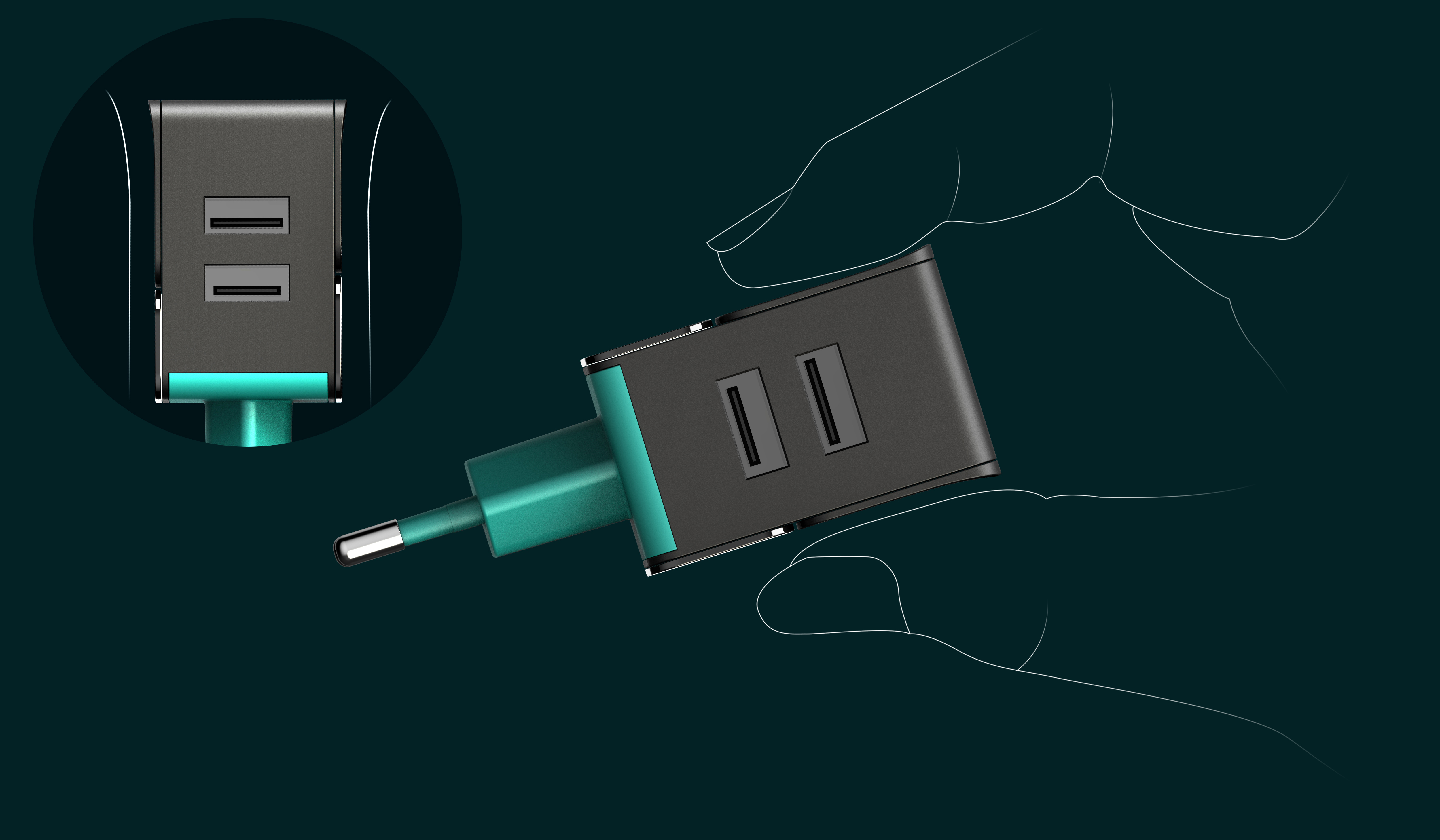 Rock sugar 2 generation charging plug，Plug，charge，Car charging，electronic product，3C digital，