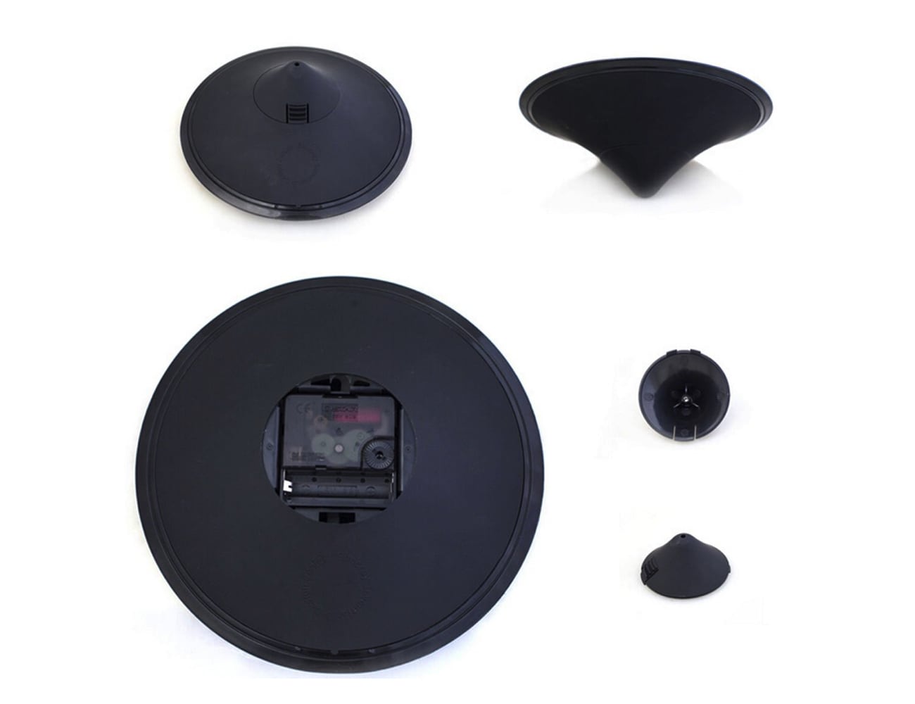 black，Magnetic wall clock，galaxy，