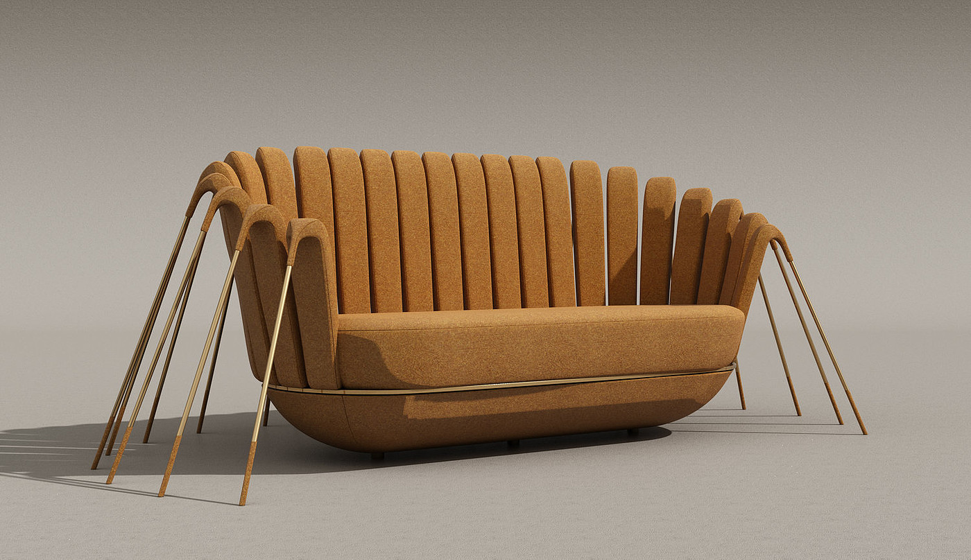 chair，sofa，spider，