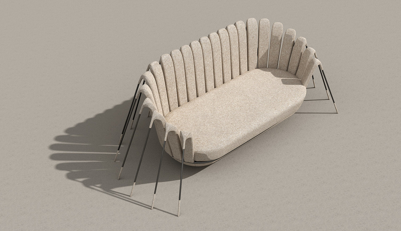 chair，sofa，spider，