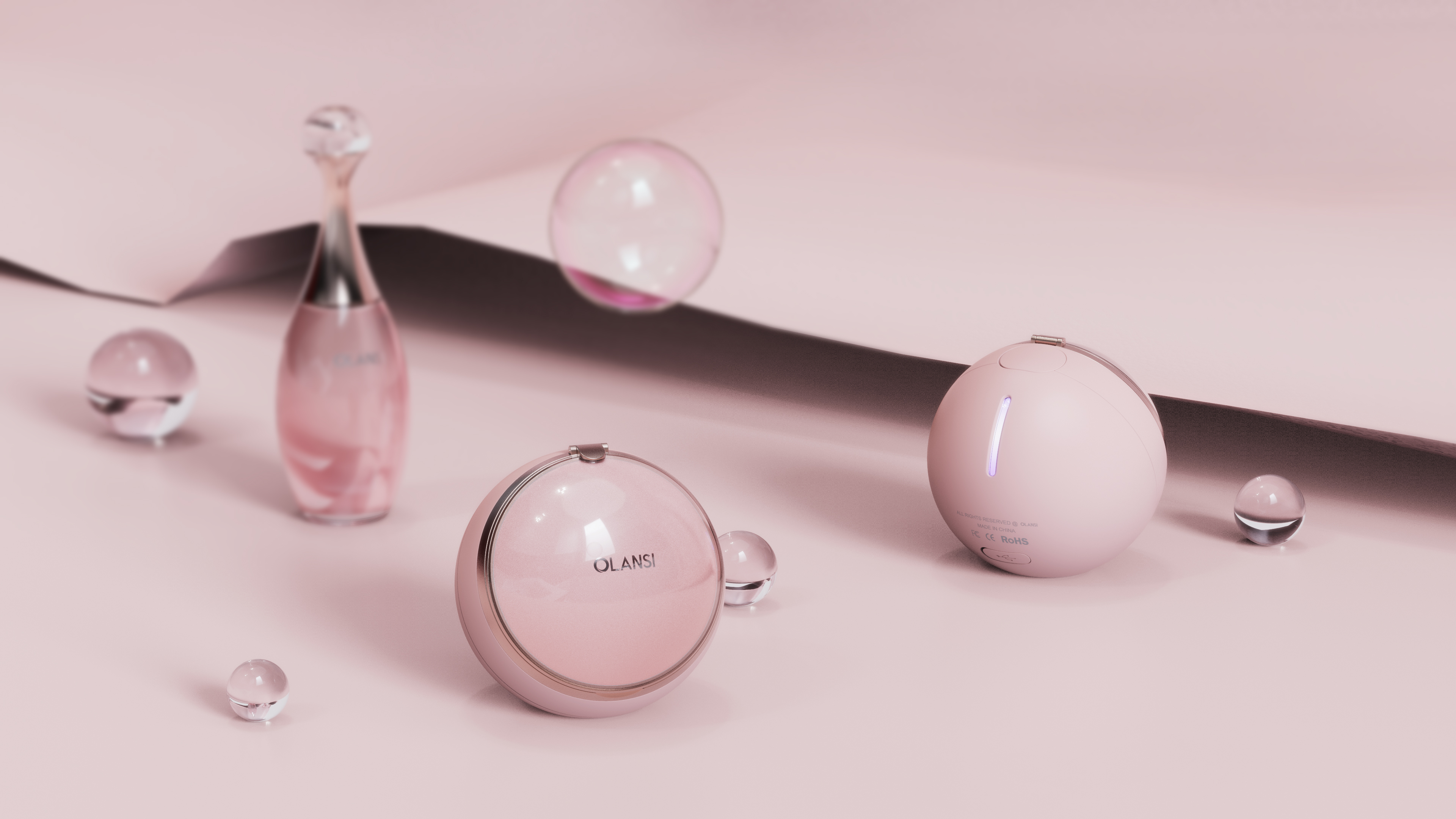 Hydrogen rich products，Skin beautifying instrument，product design，South wind design，Beauty care，