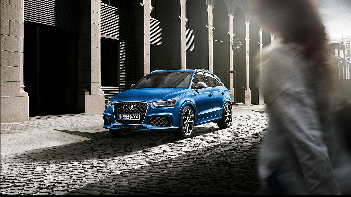 blue，Automobile design，Audi RSQ3，