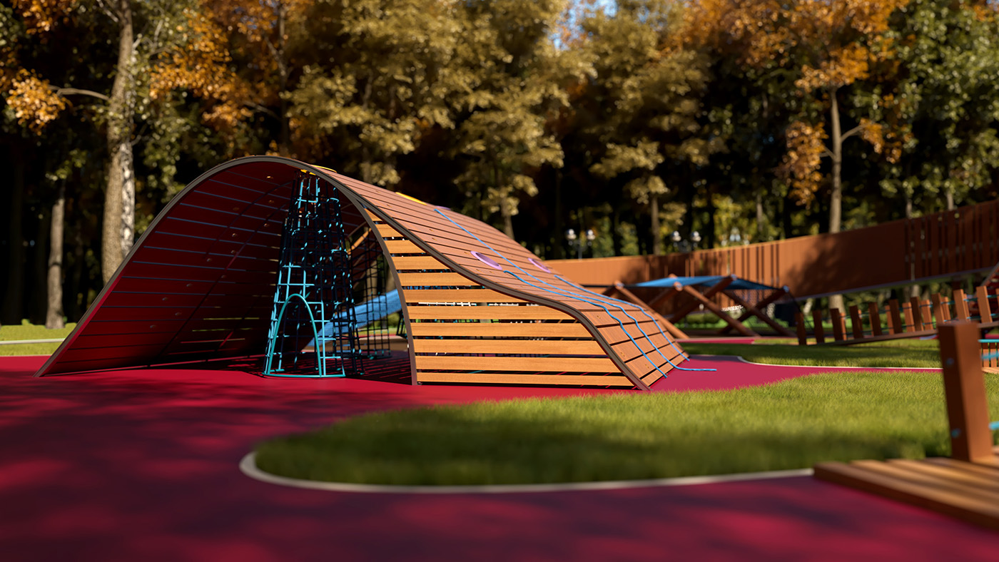 wooden ，entertainment，park，Igor Jankovic，