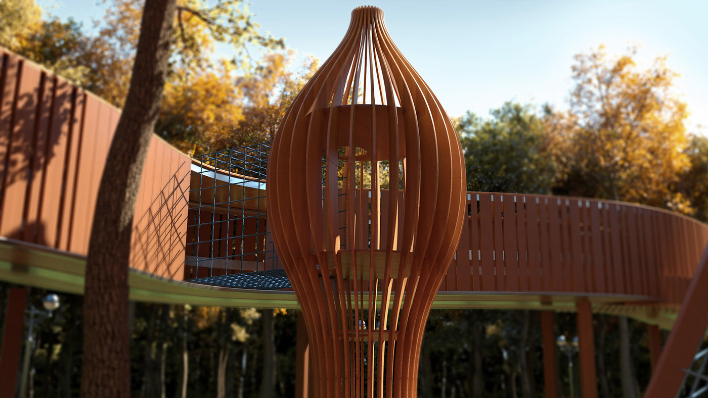 wooden ，entertainment，park，Igor Jankovic，