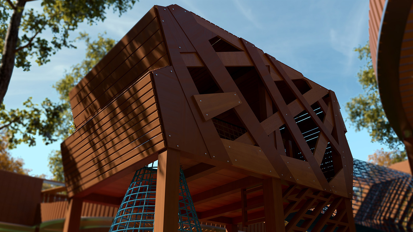 wooden ，entertainment，park，Igor Jankovic，