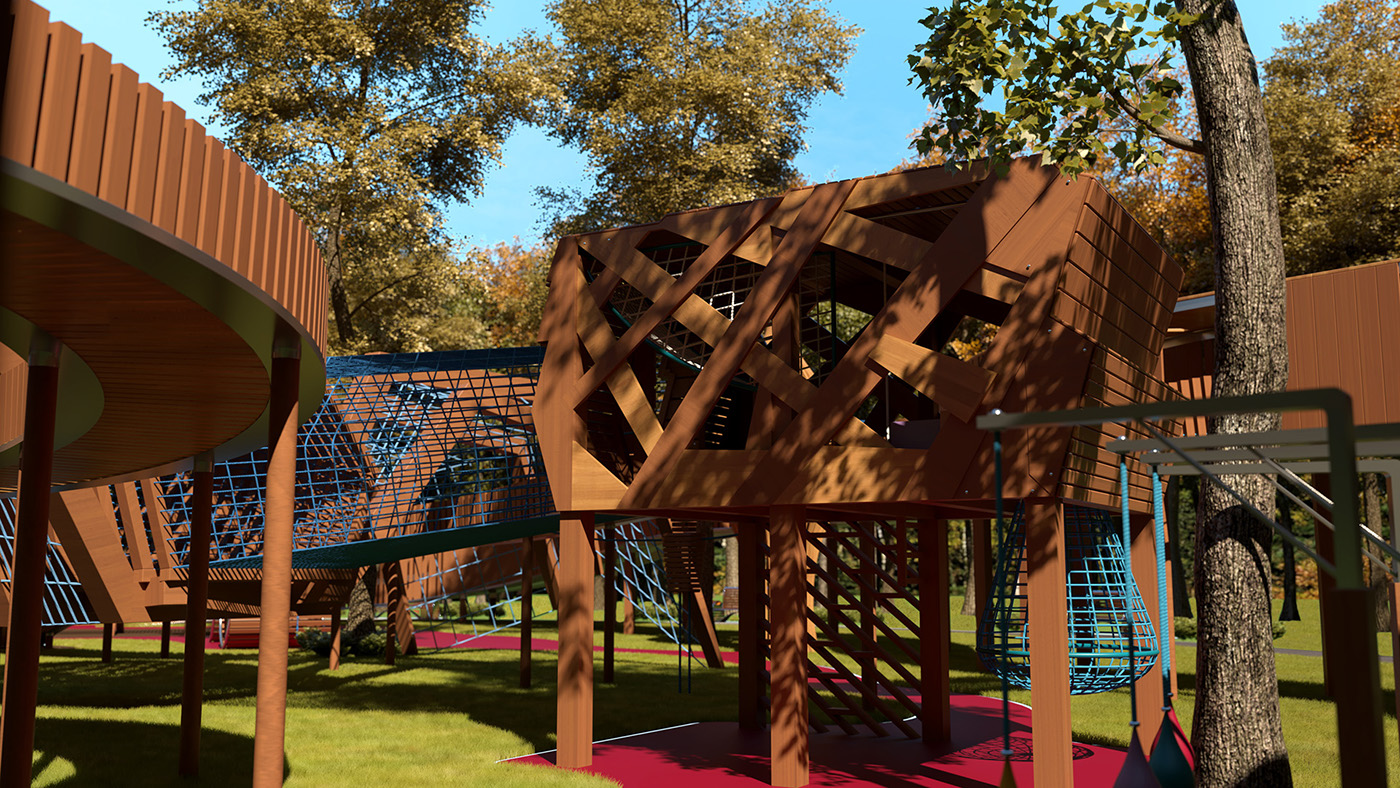 wooden ，entertainment，park，Igor Jankovic，