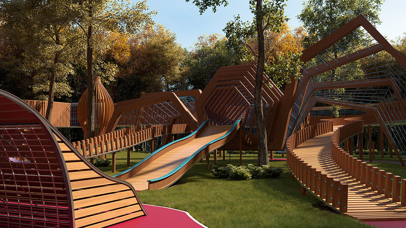 wooden ，entertainment，park，Igor Jankovic，