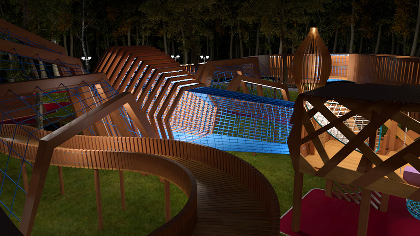 wooden ，entertainment，park，Igor Jankovic，