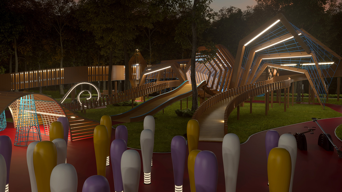 wooden ，entertainment，park，Igor Jankovic，