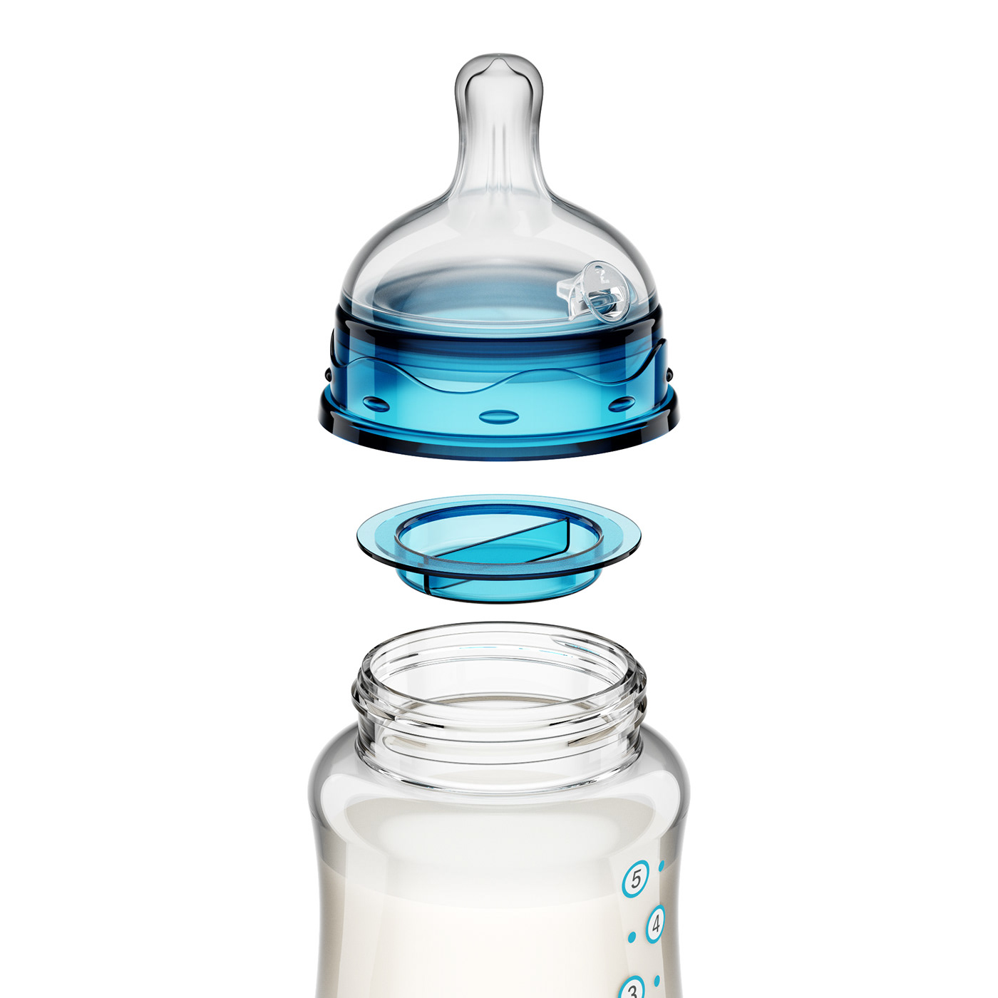 Render，Octane 3.x，feeding bottle，design sketch，Smile Baby，Andrew Jackson，