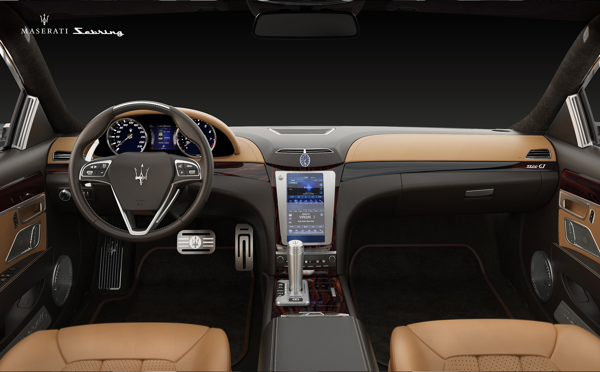 golden，Automobile design，Maserati Sebring，