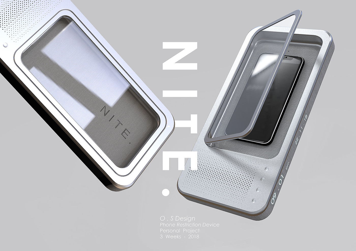 N I T E，Loudspeaker，silver，