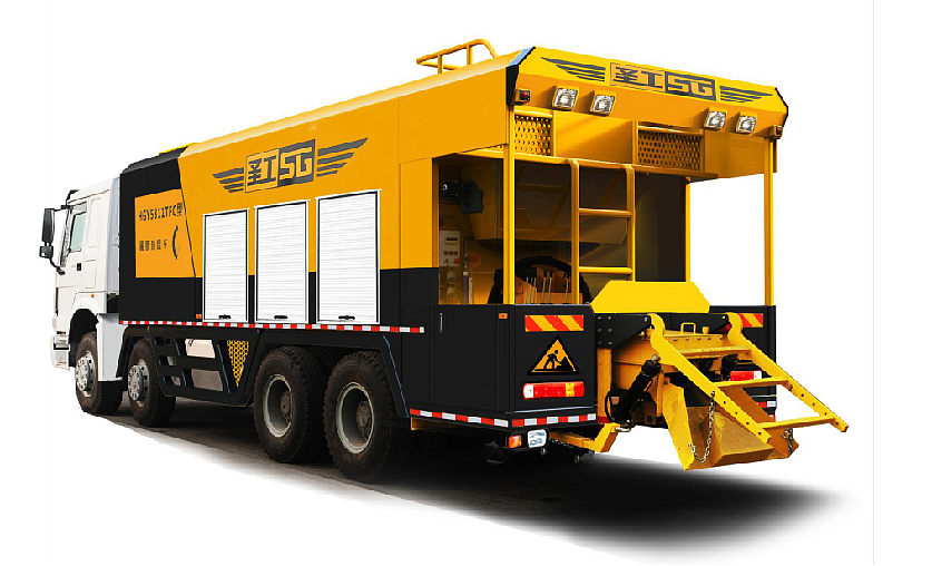 Slurry seal truck，