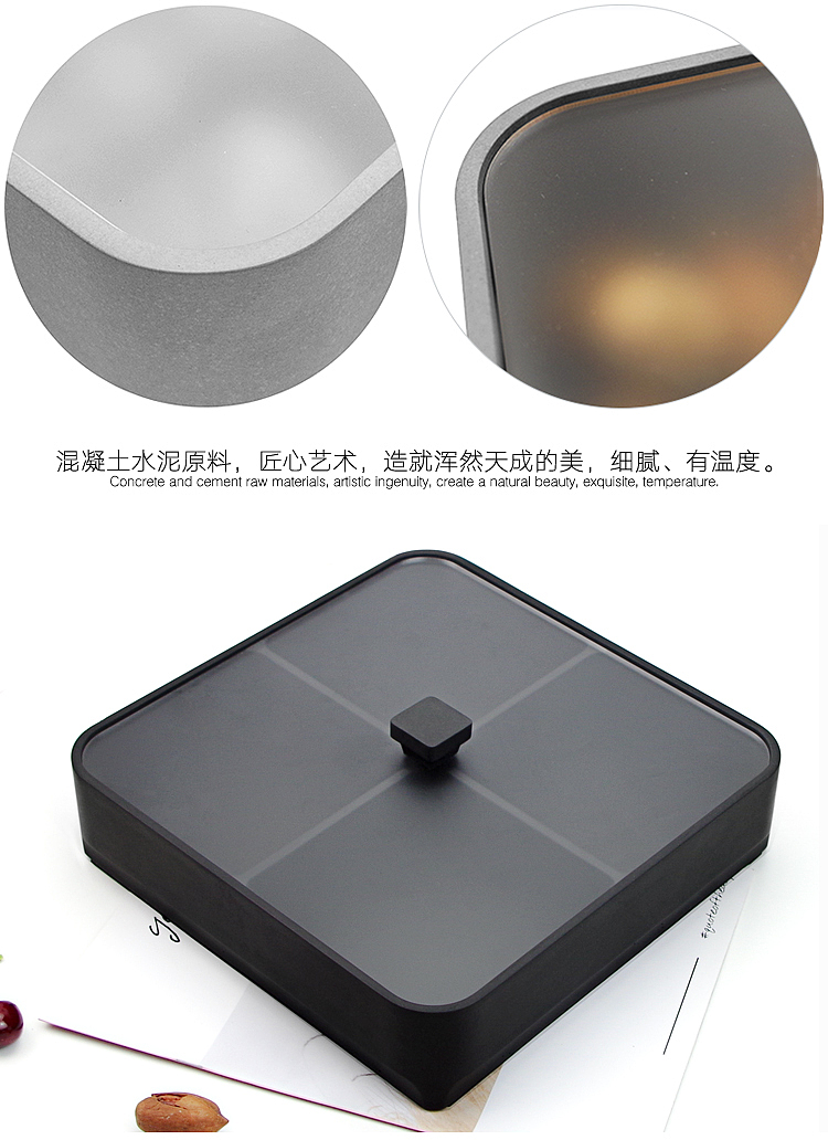 Nut box，Cement storage box，Dried fruit tray，The other side，Partitioned nut plate，