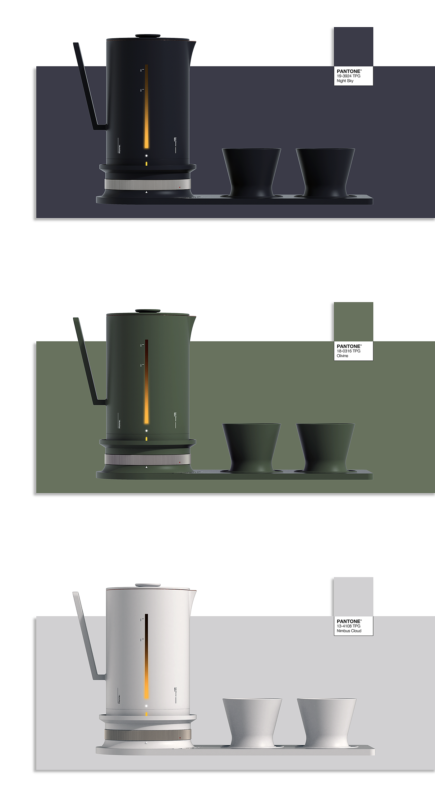 产品设计，餐具，茶壶，