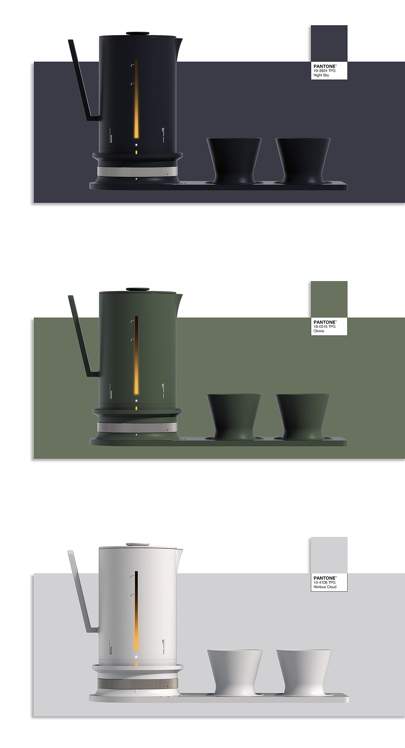 product design，tableware，teapot，