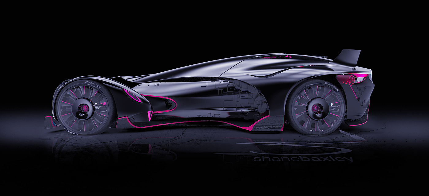ALIENWARE，conceptual design，racing，vehicle，