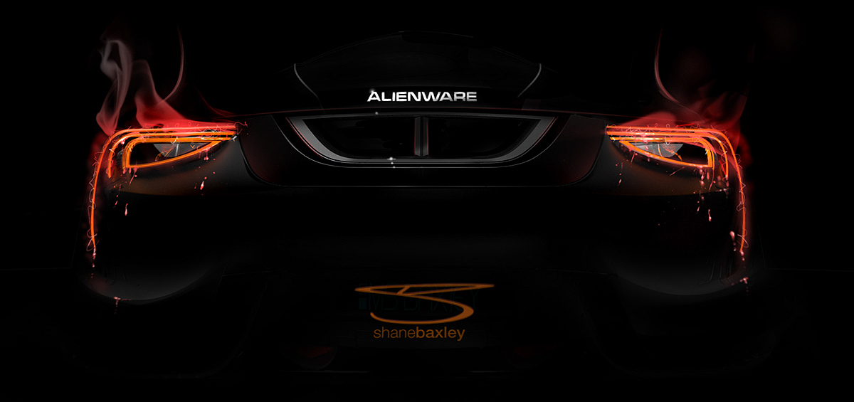 ALIENWARE，conceptual design，racing，vehicle，