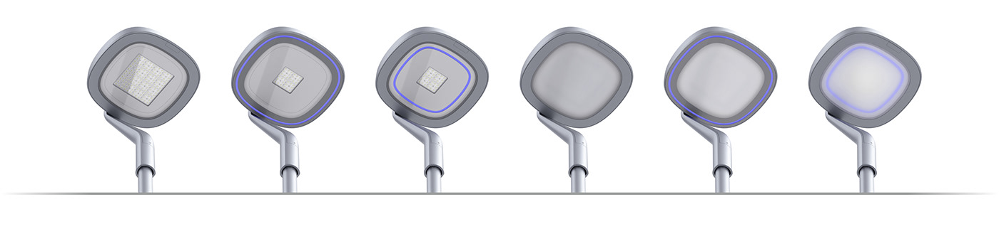 product design，lighting，street lamp，Skyline LED，