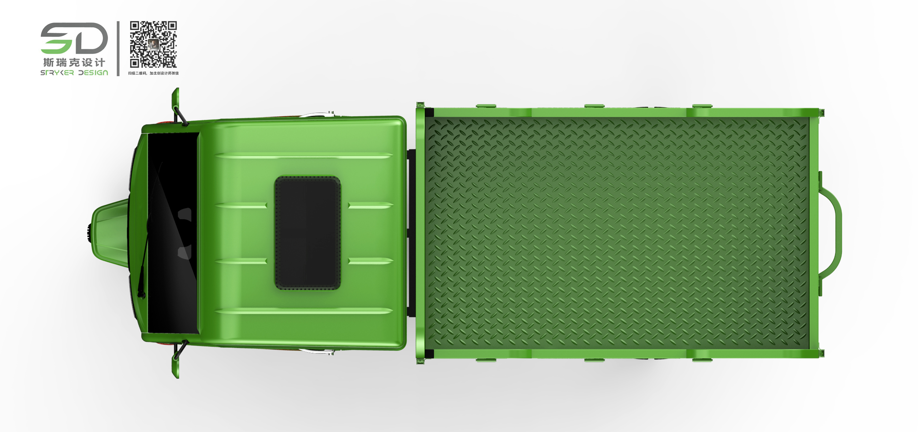 Semi caravan，Tricycle，