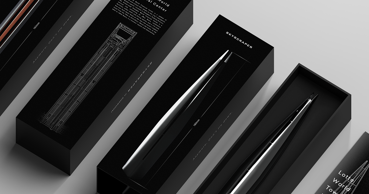 Office Supplies，product design，Stationery，Pen，Skyscraper，