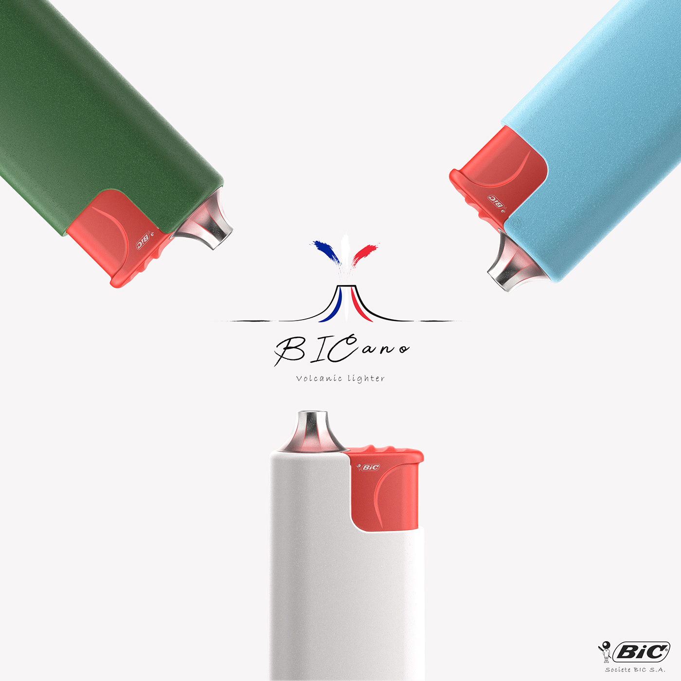BICano，lighter，conceptual design，BICano lighter，