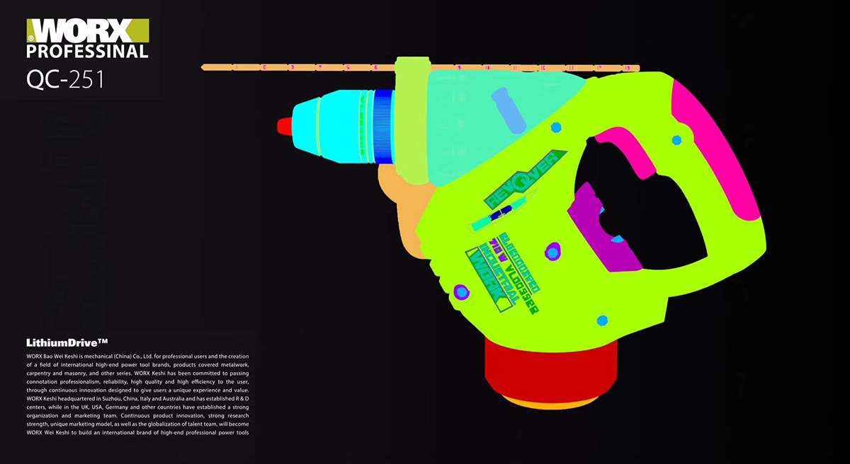 industrial design，Tools and equipment，Electric tool，Walker Walker，