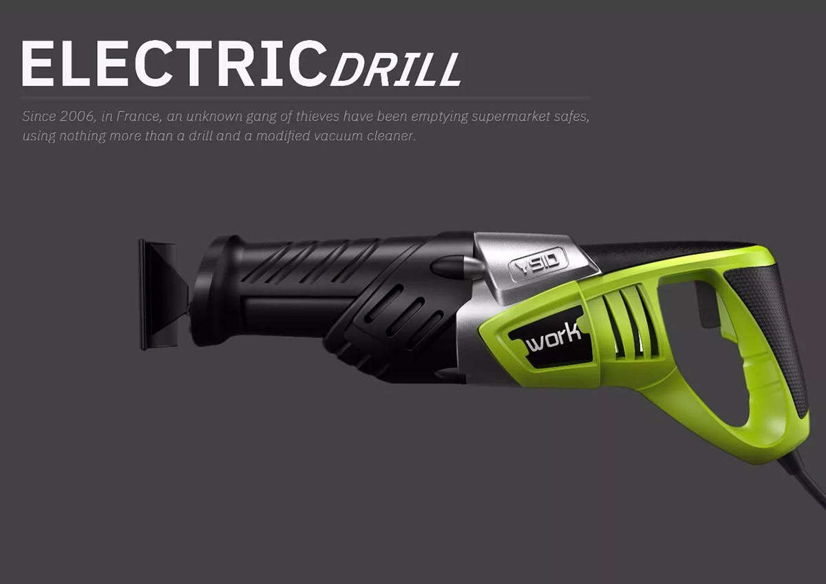 industrial design，Tools and equipment，Electric tool，Walker Walker，