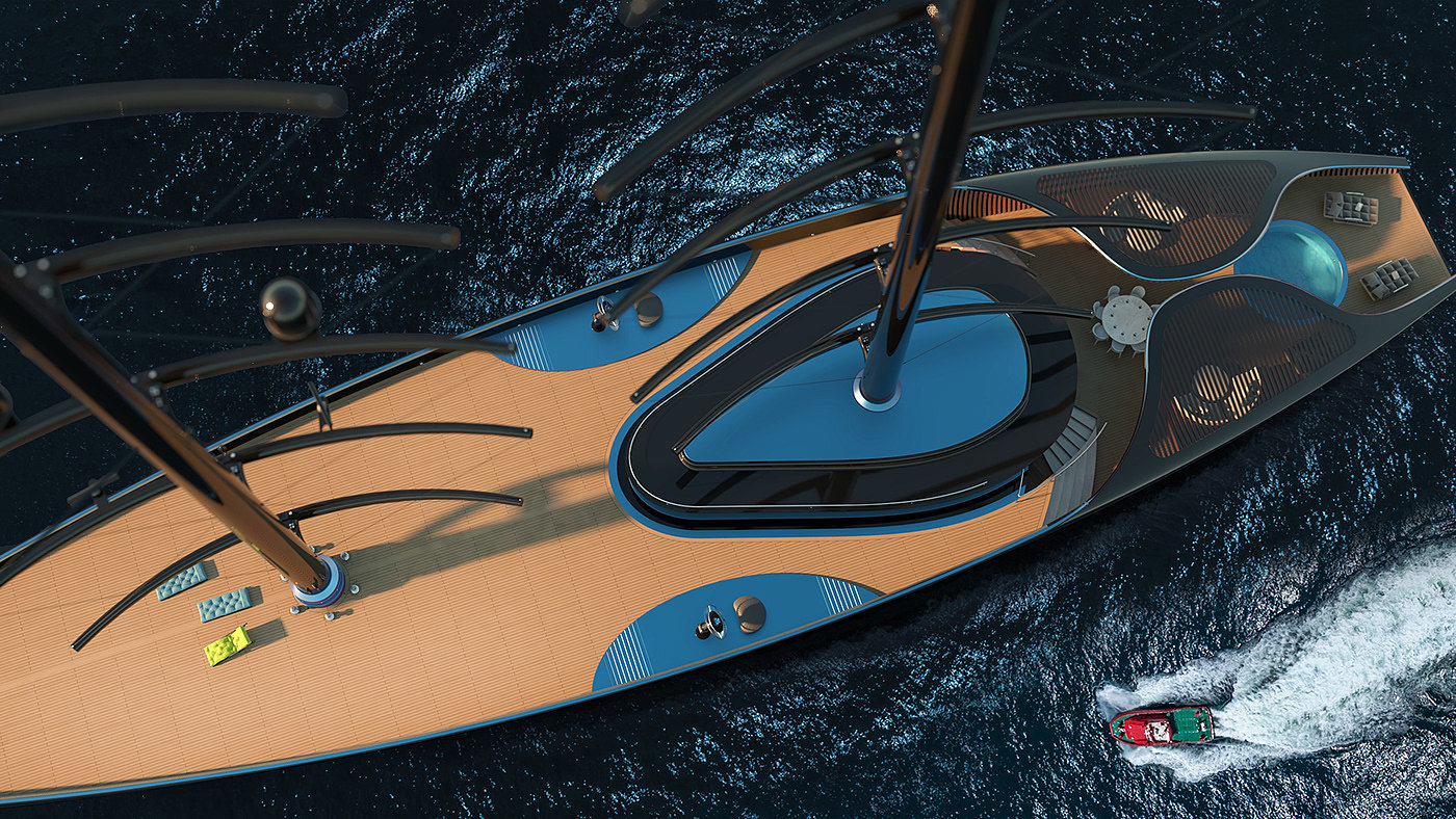 ship，vehicle，yacht，Bone，