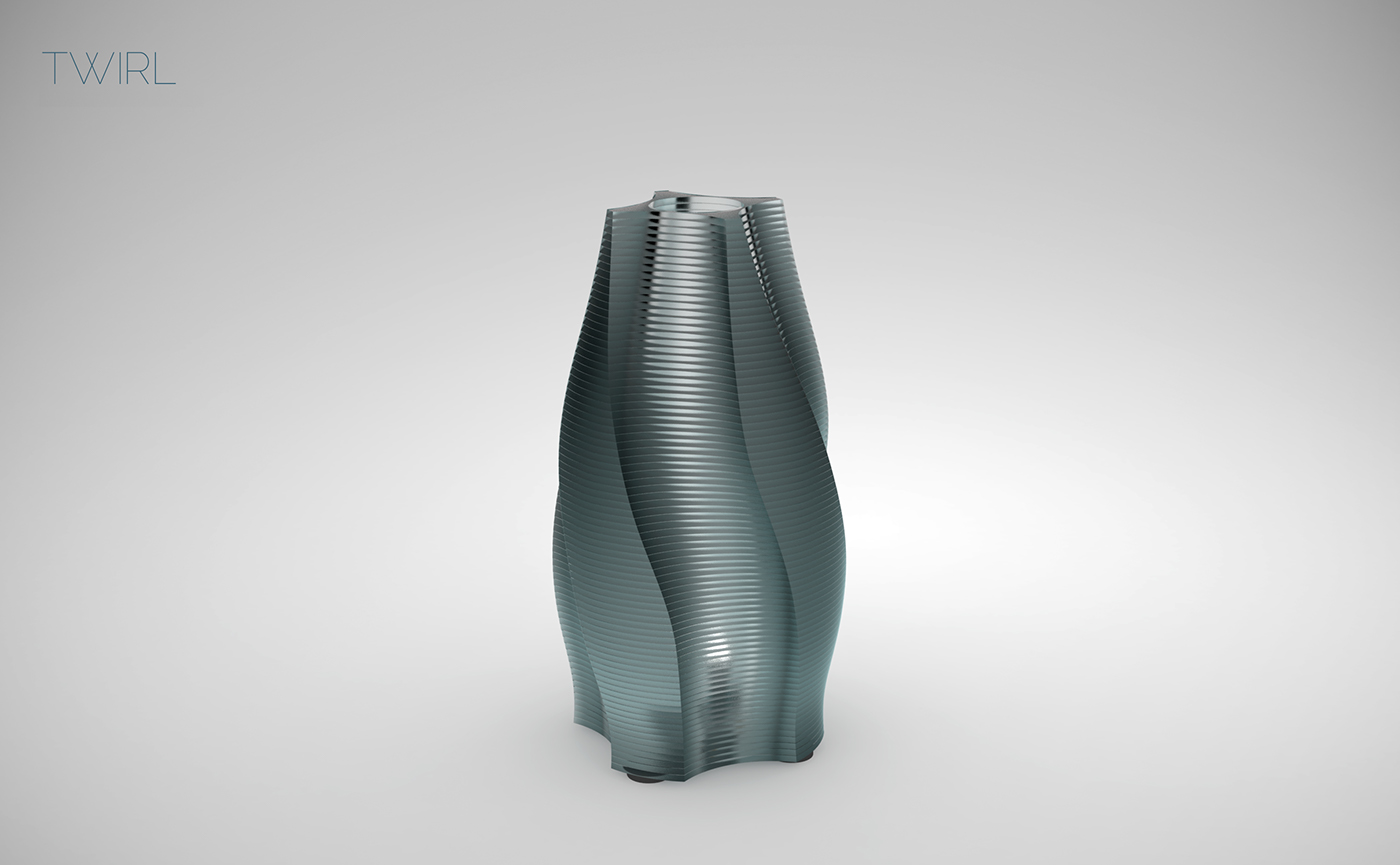 Lighting tools，lamps and lanterns，organic glass，Twirl，