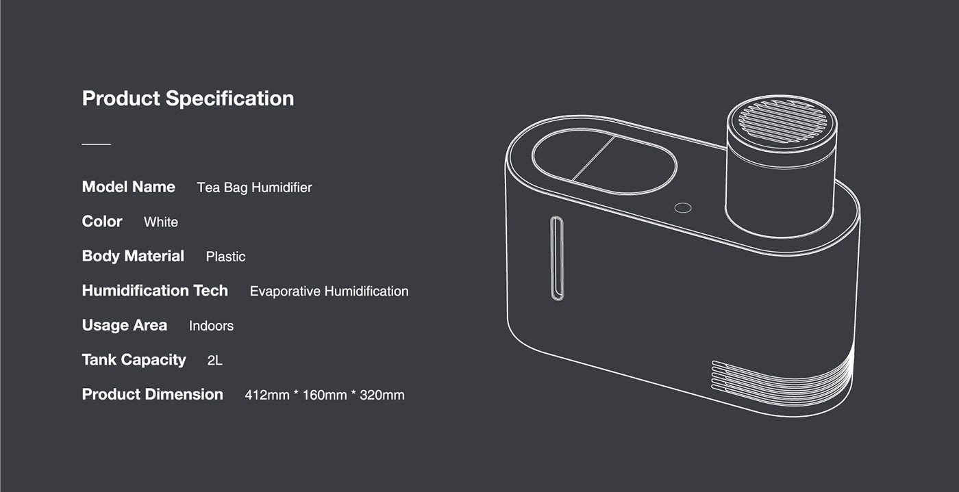 Tea bag，Humidifier，small home appliances，product design，