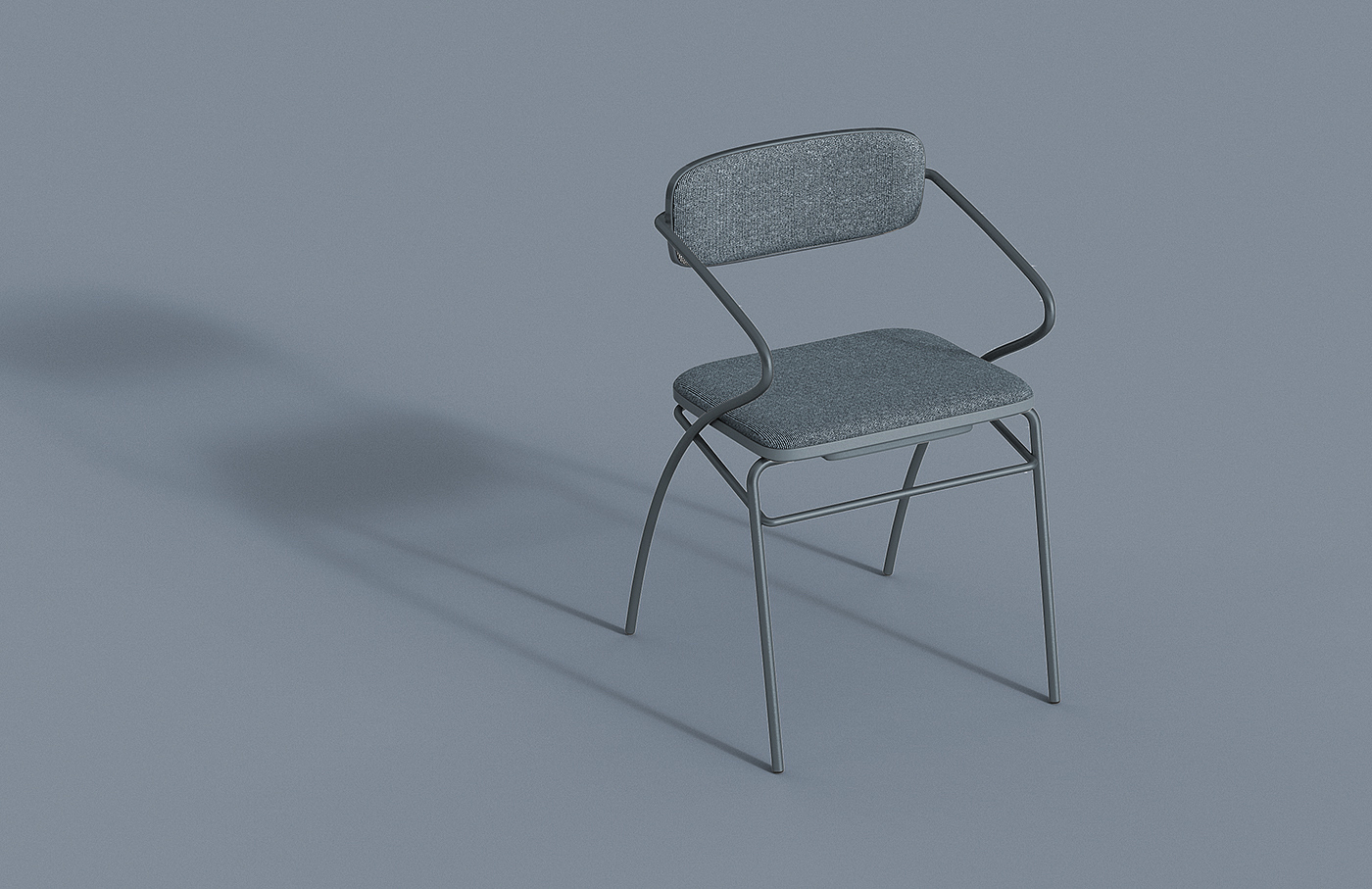 弯曲，Curved Chair，座椅，椅子，Changho Lee，