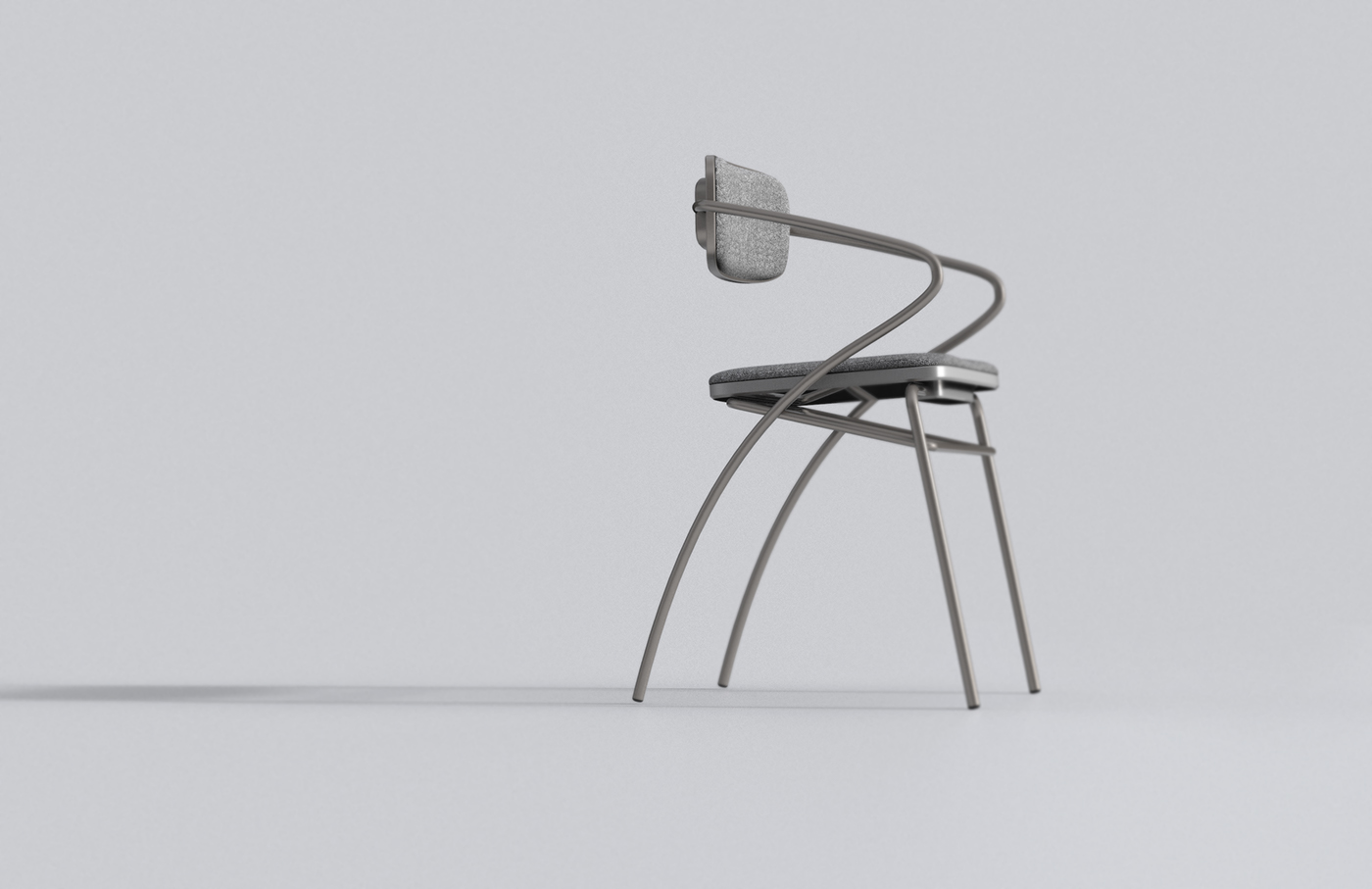 bend，Curved Chair，chair，chair，Changho Lee，