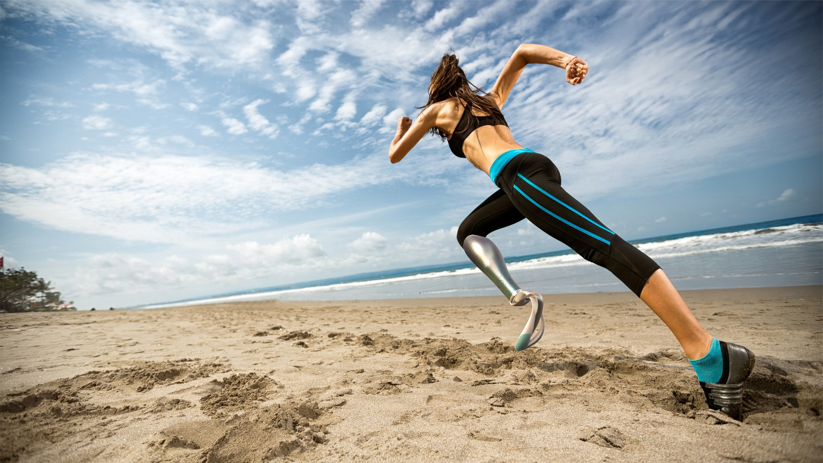 a disability，Prosthesis，Secondskin，