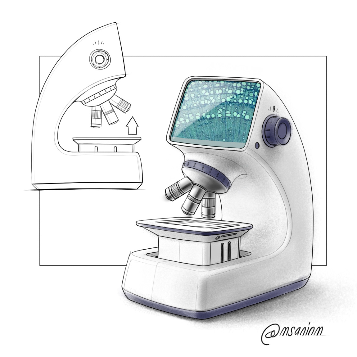 Mauricio Sanin，sketch，Hand drawn，