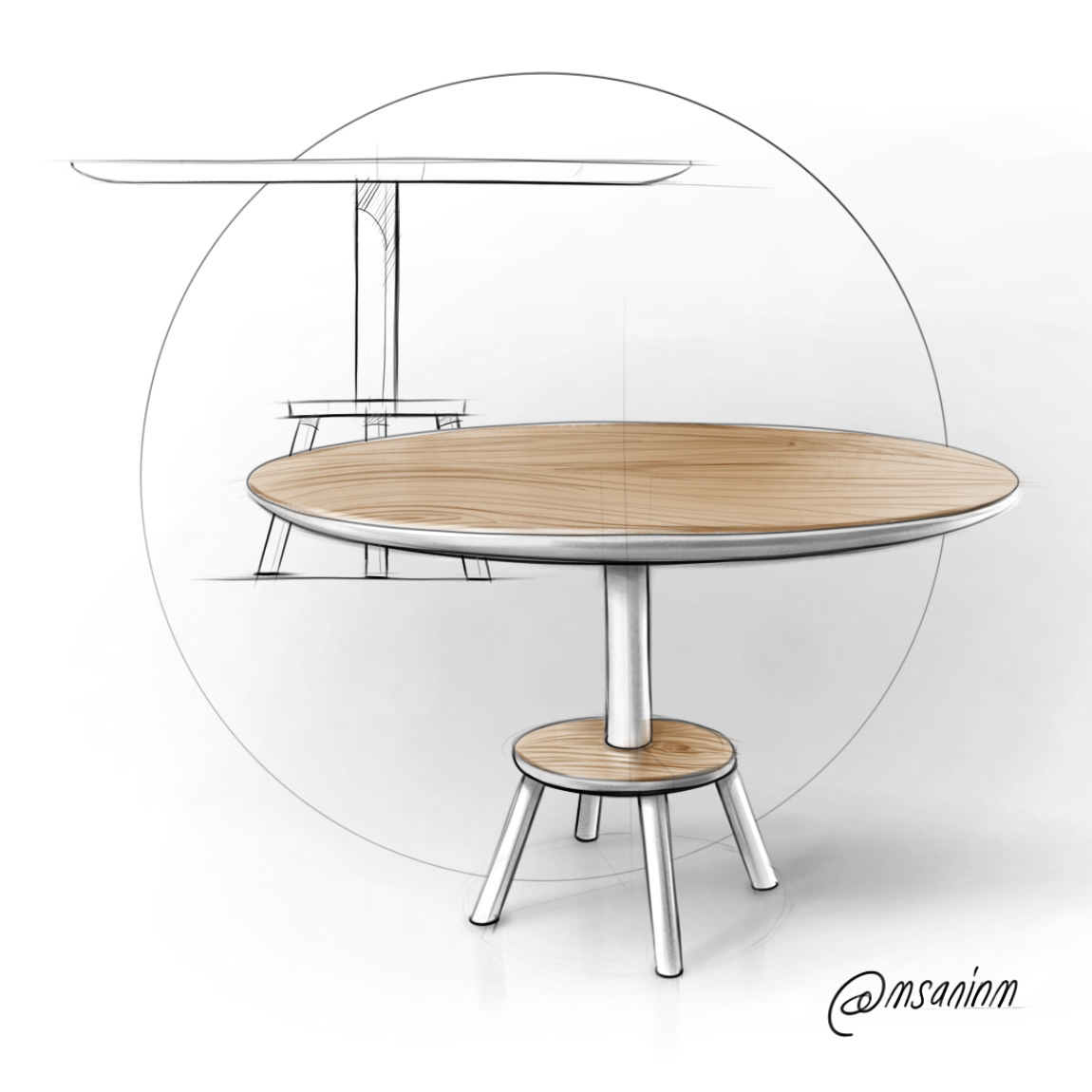 Mauricio Sanin，sketch，Hand drawn，