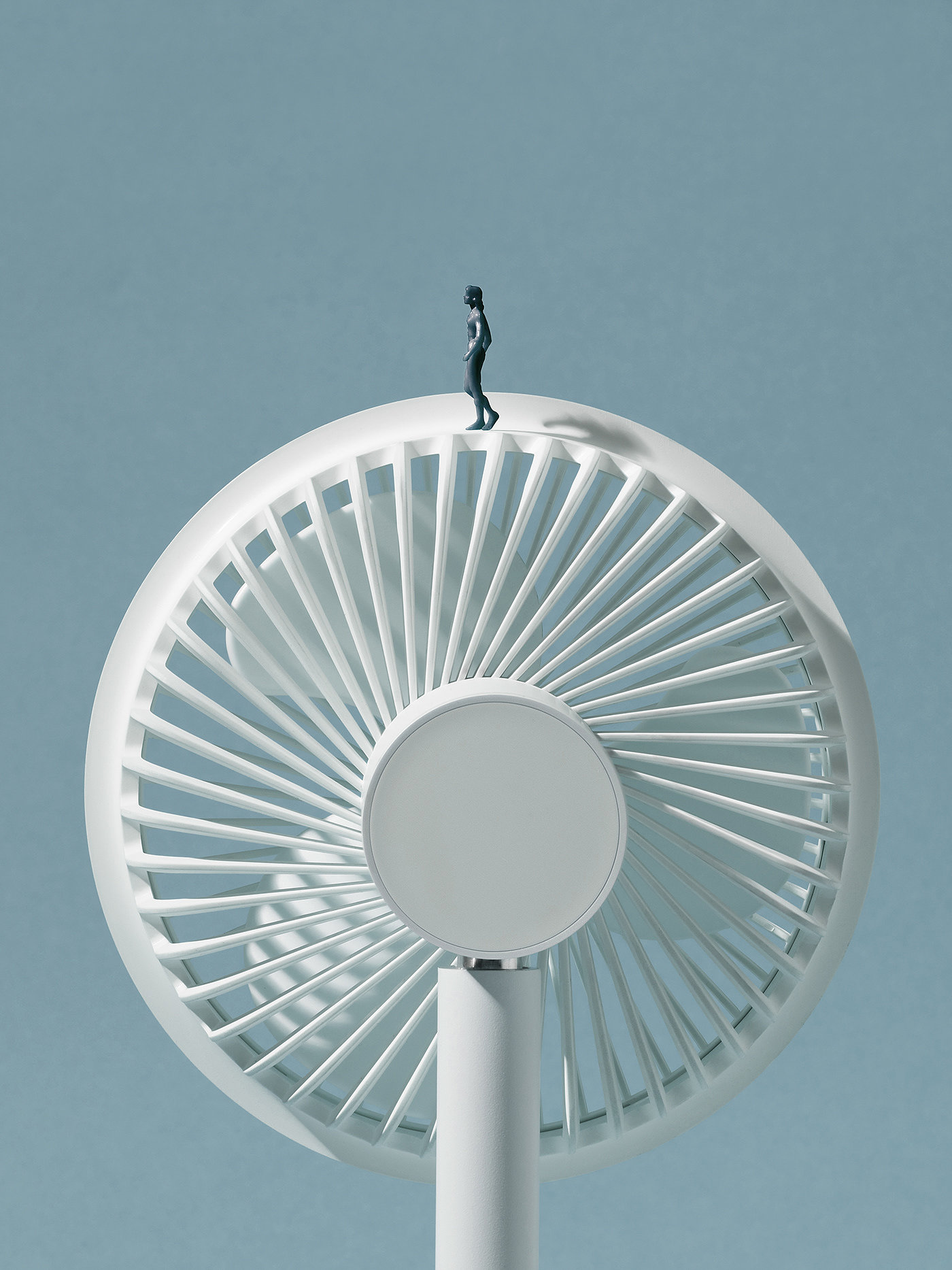 electric fan，STAND FAN，Second White，
