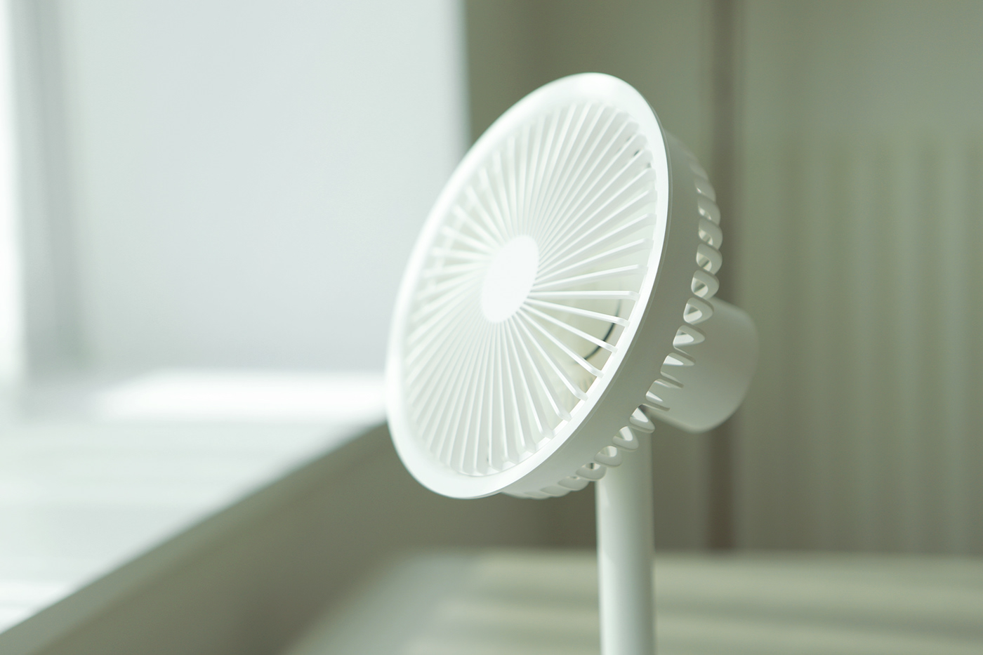 electric fan，STAND FAN，Second White，