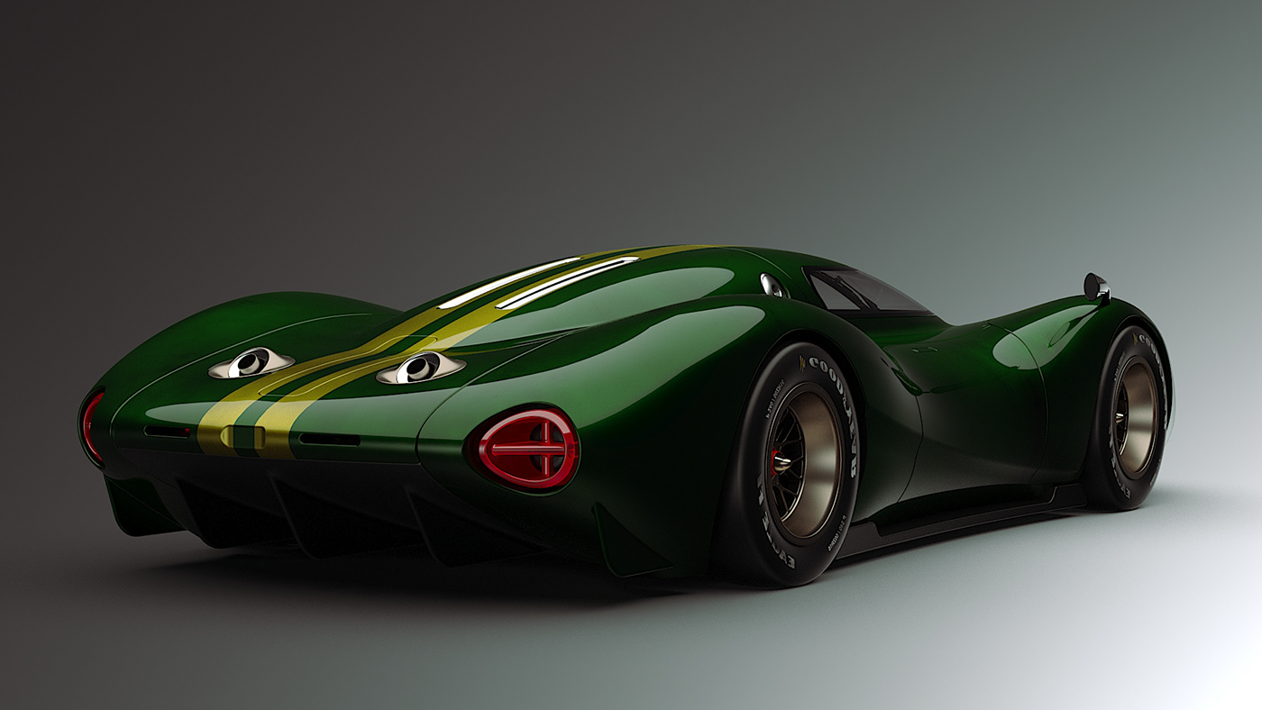 Concept Car，green，Sports car，automobile，