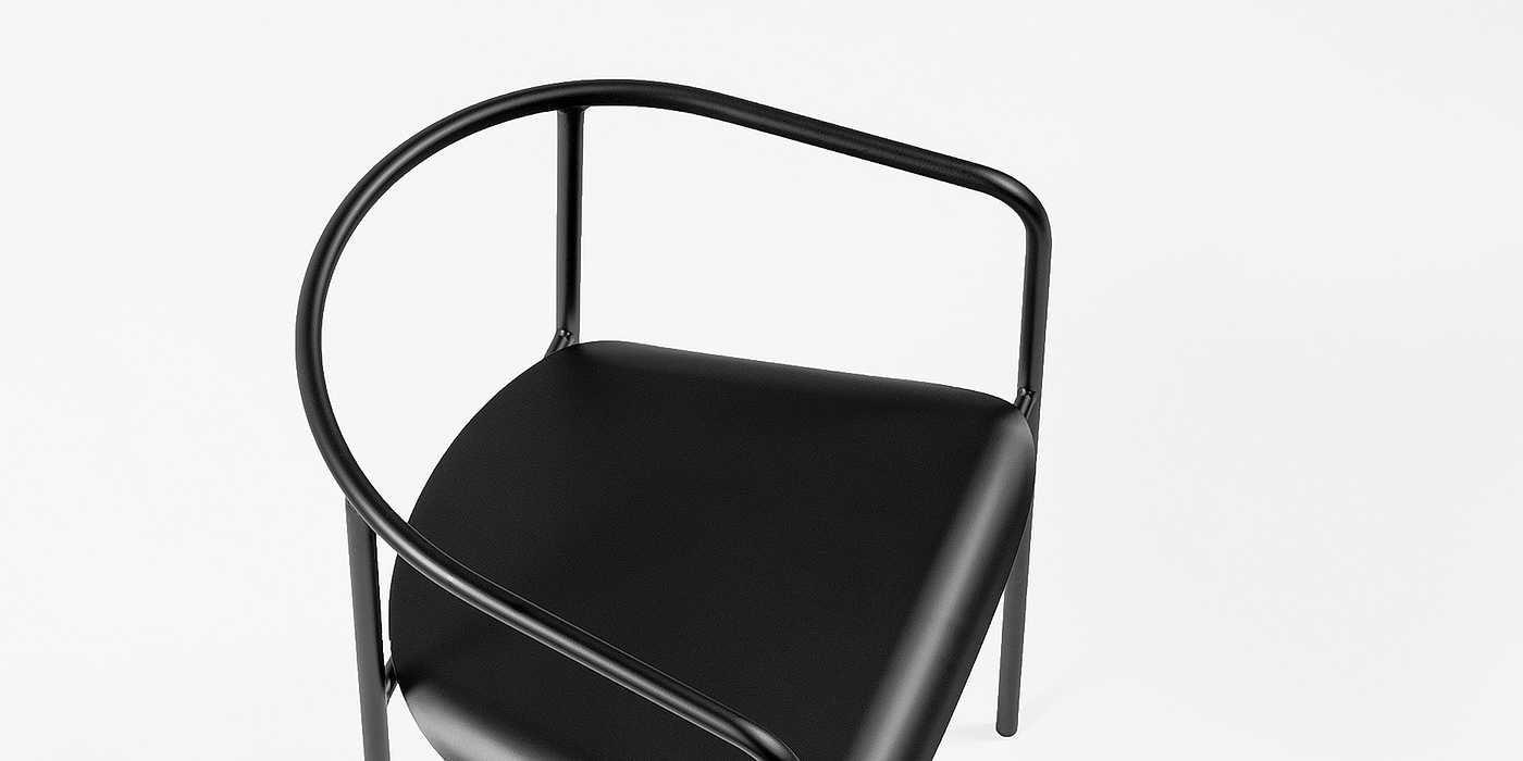 椅子，座椅，Jangir Maddadi，Saddle Chair，瑞典，简约，