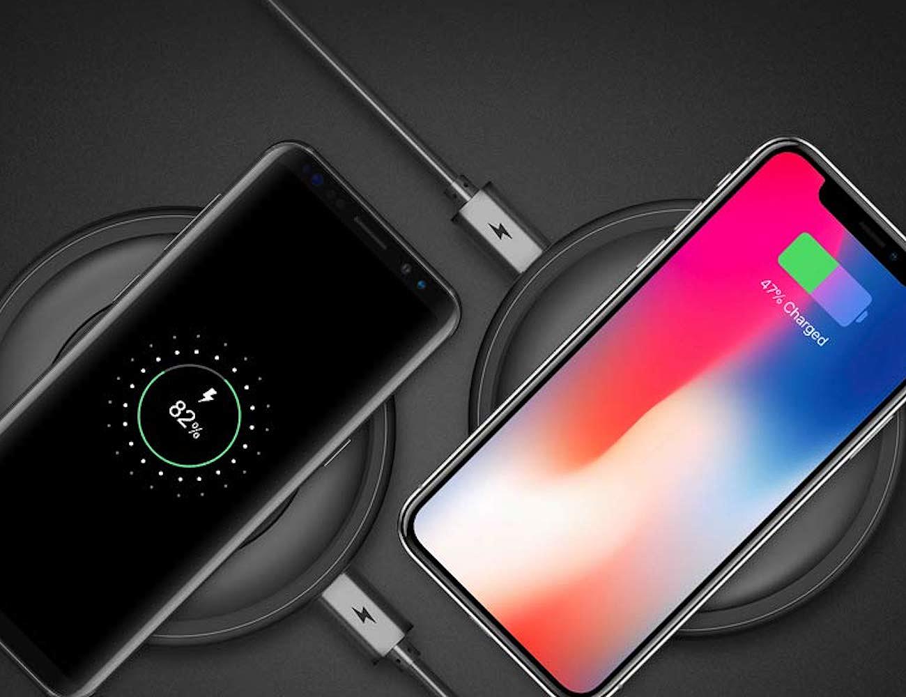 fast，RAVPower，charge，wireless，black，