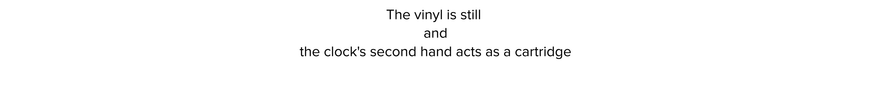 record，Clock，Guilt，